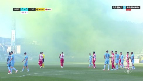 PRENOS, NOVI PAZAR - CRVENA ZVEZDA: Meč prekinut posle minuta igre!