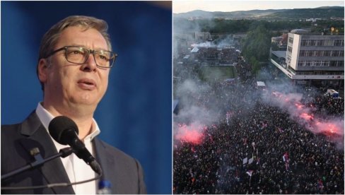 NAPRAVILI SMO U NIŠU NAJVEĆI SKUP IKADA! Oglasio se Vučić: Sad slušam narod, živela Srbija! (VIDEO)