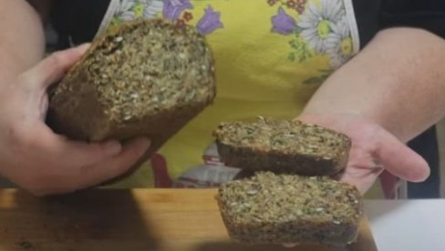 RECEPT ZA DOMAĆI ZDRAVI HLEB OD ZRNEVLJA BEZ KVASCA: Samo 1 kriška ovog hleba držaće vas sitim ceo dan RECEPT ZA DOMAĆI ZDRAVI HLEB OD ZRNEVLJA BEZ KVASCA: Samo 1 kriška ovog hleba držaće vas sitim ceo dan