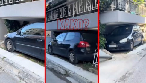 МАЛО ЈЕ ТЕСНО, АЛИ СТАЈЕ: Него, шта рекосте, имате проблем да нађете паркинг место? (ВИДЕО)
