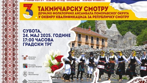 SMOTRA DEČIJIH FOLKLORNIH ANSAMBALA: Kvalifikacije za republičku smotru SMOTRA DEČIJIH FOLKLORNIH ANSAMBALA: Kvalifikacije za republičku smotru