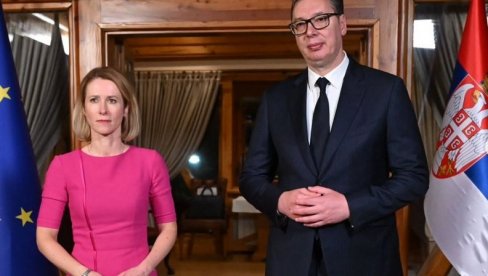 VUČIĆ SA KAJOM KALAS: Zaštita srpskog naroda na Kosovu i Metohiji naš apsolutni prioritet VUČIĆ SA KAJOM KALAS: Zaštita srpskog naroda na Kosovu i Metohiji naš apsolutni prioritet