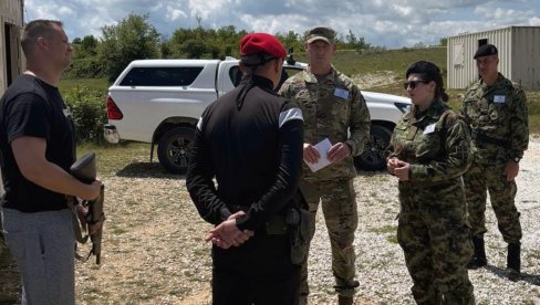 ЗАЈЕДНИЧКА ОБУКА СРПСКИХ И АМЕРИЧКИХ СПЕЦИЈАЛАЦА: У бази Југ код Бујановца у току тактички курс
