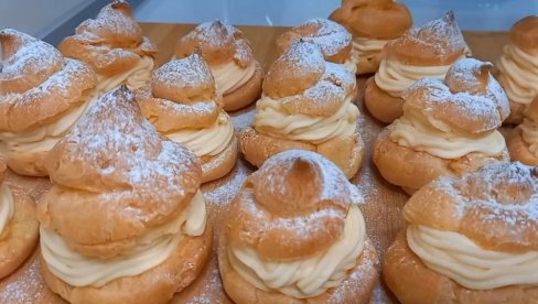 МЕКАНЕ И МИРИСНЕ: Принцес крофне, кремаста посластица која подсећа на детињство (ВИДЕО)