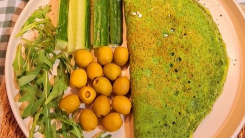 LAGAN, UKUSAN I HRANLJIV: Zeleni omlet - Savršen obrok za početak dana (VIDEO)
