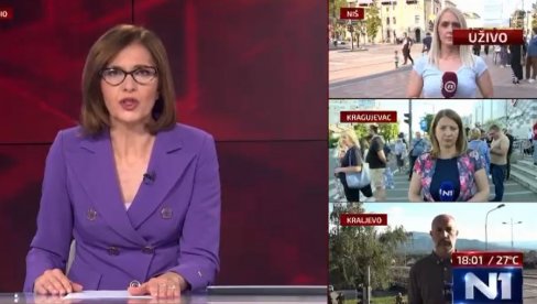 USAMLJENI REPORTERI N1 ŠIROM SRBIJE: Pukla bruka na protestima blokadera (VIDEO)