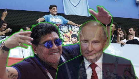 МАРАДОНУ ЗВАЛИ ИЗ ПУТИНОВОГ КАБИНЕТА: Дајте ми две атомске бомбе, да бацим на Америку