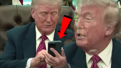 ОЧЕКИВАНО! Која слика стоји на закључаном Трамповом телефону - фотографија постала вирална ОЧЕКИВАНО! Која слика стоји на закључаном Трамповом телефону - фотографија постала вирална