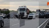 LANČANI SUDAR, KOLONA DUGA 8 KILOMETARA: Ima povređenih u teškom udesu kamiona i pet automobila (VIDEO)