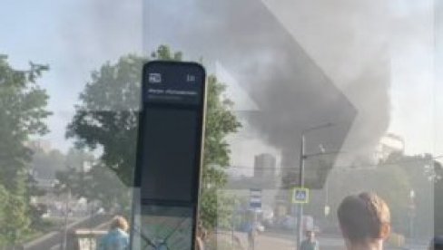 GORI NOVA ZGRADA: Požar lokalizovan na 20 kvadratnih metara (VIDEO)
