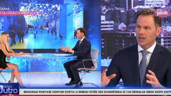 СИНИША МАЛИ ГОСТ ЈУТАРЊЕГ ПРОГРАМА: Министар о Еxпу, повећању плата, пензија и минималца