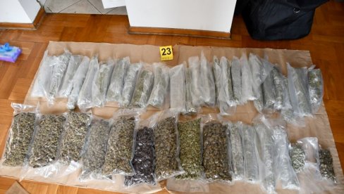 VELIKA AKCIJA PROTIV DILERA U BEOGRADU: Zaplenjena marihuana, MDMA,kokain, amfetamin...