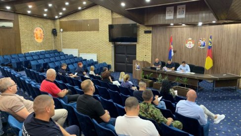 ЗАСЕДАО ШТАБ ЗА ВАНРЕДНЕ СИТУАЦИЈЕ У ВРАЊУ: Појачан надзор због спречавања пожара