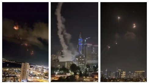 GORI NEBO NAD TEL AVIVOM: Novi snimci iranskog udara na Izrael (VIDEO) GORI NEBO NAD TEL AVIVOM: Novi snimci iranskog udara na Izrael (VIDEO)