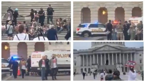 PROBIJENE BARIKADE ISPRED KAPITOLA: Haos u Vašingtonu, masovna hapšenja i veliki neredi (VIDEO)