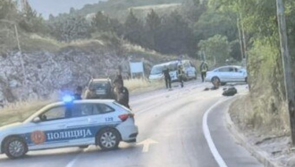 ТЕШКА САОБРАЋАЈНА НЕСРЕЋА У НИКШИЋУ: Страдао мотоциклиста ТЕШКА САОБРАЋАЈНА НЕСРЕЋА У НИКШИЋУ: Страдао мотоциклиста