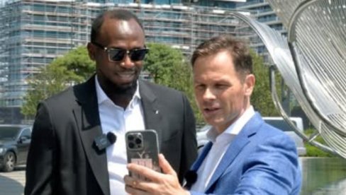 SINIŠA MALI PONOSAN NA NAPREDAK SRBIJE: Bolt je prvi od nekoliko velikih imena koji će naredne dve godine promovisati Ekspo 2027