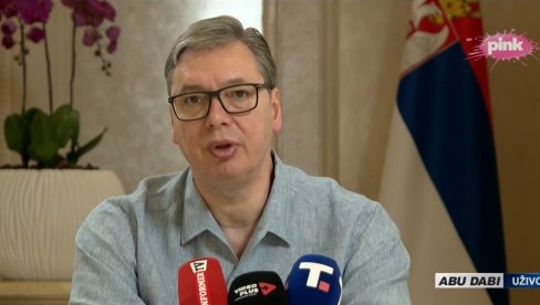 (UŽIVO) OBRAĆA SE PREDSEDNIK VUČIĆ IZ ABU DABIJA
