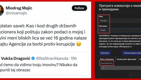 Зашто блокадерски судија Миодраг Мајић лаже и крије имовину? (ФОТО) Зашто блокадерски судија Миодраг Мајић лаже и крије имовину? (ФОТО)
