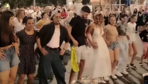 SRAMNO! Blokadere baš briga i za žrtve masovnih ubistava 2023. i za žrtve pada nadstrešnice: Prave žurke i igraju uz Makarenu! (VIDEO)