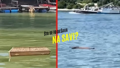 BOŽE, MOLIM TI SE Prvo sanduk, a sad i krst pluta Savom (VIDEO)
