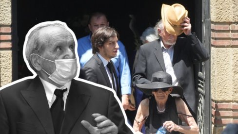 SAHRANJEN DIMITRIJE BJELICA: Posle ćerke, Nevenka ispratila i supruga na večni počinak (FOTO)