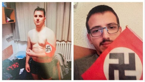 BLOKADERI VELIČAJU NACIZAM: Otvoreno poziraju sa kukastim krstom, najvećim simbolom nacizma! (FOTO) BLOKADERI VELIČAJU NACIZAM: Otvoreno poziraju sa kukastim krstom, najvećim simbolom nacizma! (FOTO)