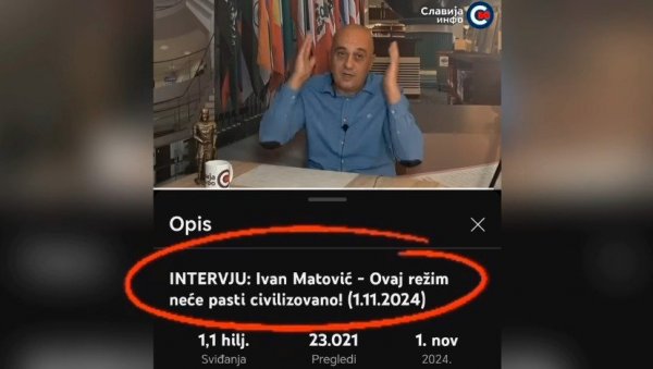 КРАЈ ЈЕ БЛИЗУ, ВУЧИЋУ НЕЋЕ ИМАТИ КО ДА УГАСИ СВЕТЛА: Овај видео доказује да је Иван Матовић месецима припремао напад КРАЈ ЈЕ БЛИЗУ, ВУЧИЋУ НЕЋЕ ИМАТИ КО ДА УГАСИ СВЕТЛА: Овај видео доказује да је Иван Матовић месецима припремао напад