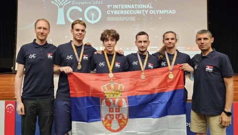 ОНИ СУ ПОНОС СРБИЈЕ: Наши средњошколци из Србије на Међународној олимпијади из сајбер безбедности у Сингапуру освојили четири медаље ОНИ СУ ПОНОС СРБИЈЕ: Наши средњошколци из Србије на Међународној олимпијади из сајбер безбедности у Сингапуру освојили четири медаље