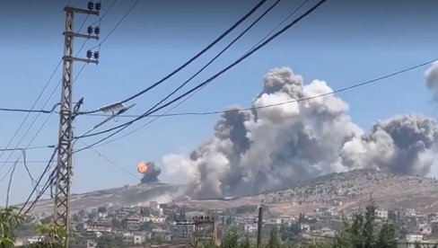 KAD NE MOGU IRAN Izrael napao Liban: Meta vojni kompleksi Hezbolaha (VIDEO)