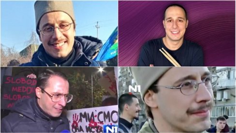 РАСКРИНКАН ПРВИ ГОВОРНИК НА БЛОКАДЕРСКОМ ПРОТЕСТУ: Ко је Никола Марчетић мистериозни човек са 100 лица?
