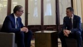 VUČIĆ STIGAO U ŠPANIJU: Predsednik Srbije sastao se sa Sančesom VUČIĆ STIGAO U ŠPANIJU: Predsednik Srbije sastao se sa Sančesom