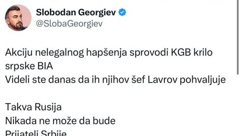 TAJKUNSKI UREDNIK I GLAVNI HUŠKAČ ZA GRAĐANSKI RAT PORUČIO: Putinova Rusija je najveći neprijatelj nama blokaderima!