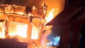 НАПАДНУТ ЛОГИСТИЧКИ ЦЕНТАР У ЛУГАНСКУ: Украјинци извели масован напад дроновима, гори руска опрема (ВИДЕО)