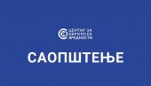 ЦЕНТАР ЗА ЕВРОПСКЕ ВРЕДНОСТИ У КОСЈЕРИЋУ: Целодневно агресивно понашање припадника опозиције непосредно испред бирачког места 25