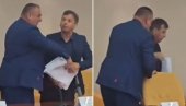 СВИЊО ЈЕДНА, МАЈМУНЕ ДЕБЕЛИ Вукановић опет правио хаос, реаговало обезбеђење (ВИДЕО)