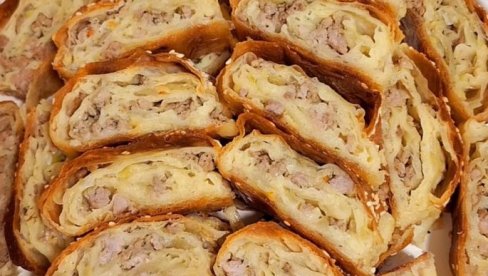 ROLAT PITA SA MESOM: Hrskava kora, sočan fil - ukus kome je nemoguće odoleti