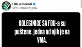 БЛОКАДЕРИ СА ФДУ ПРЕТЕ СМРЋУ ПОЛИЦИЈИ: Терористи позивају на проливање српске крви БЛОКАДЕРИ СА ФДУ ПРЕТЕ СМРЋУ ПОЛИЦИЈИ: Терористи позивају на проливање српске крви