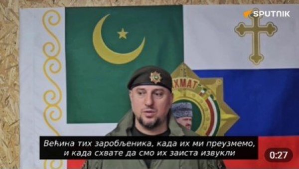 ЗА УКРАЈИНСКЕ ВОЈНИКЕ И ЗАРОБЉЕНИШТВО ЈЕ СПАС Комадант Ахмата никад оштрији (ВИДЕО)