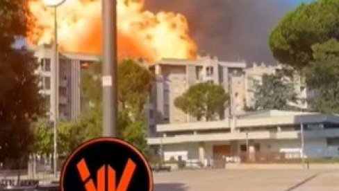EKSPLODIRALA BENZINSKA PUMPA: Više osoba povređeno, troje sa teškim opekotinama (VIDEO)