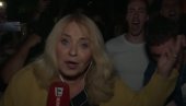 БАНДО ТЕРОРИСТИЧКА! Блокадери опет напали Бранку Лазић: Дивљаци уносе лице у камеру, прскају бибер спрејом и водом (ФОТО)