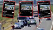 BOLESNO, TUŽNO I MORBIDNO: Evo kako se blokaderi raduju što je srpski policajac izgubio život u saobraćajnoj nesreći (FOTO)