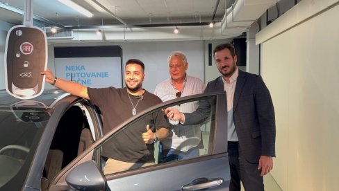 POBEDNIČKA NAGRADA: Zvezda Granda za 2025. godinu, Nikola Stanišić preuzeo automobil (FOTO)