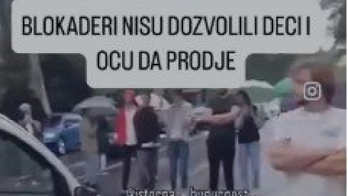BLOKADERI NISU DOZVOLILI DECI I OCU DA PROĐE: Čovek im održao lekciju o patriotizmu (VIDEO) BLOKADERI NISU DOZVOLILI DECI I OCU DA PROĐE: Čovek im održao lekciju o patriotizmu (VIDEO)