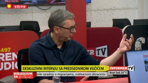 ИСТЕ ВЕЛИКЕ СИЛЕ УВЕК ТРАЖЕ ИСТО ДА СРБИЈА БУДЕ СЛАБА Вучић: Зато Бећировић за злочине оптужује Србију и мене