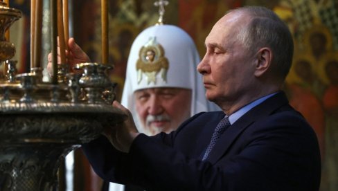 ПАТРИЈАРХ КИРИЛ НАХВАЛИО ПУТИНА: На челу државе је искрени верник, пример доброг хришћанина ПАТРИЈАРХ КИРИЛ НАХВАЛИО ПУТИНА: На челу државе је искрени верник, пример доброг хришћанина