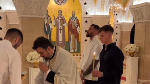 Luka Vildoza postao pravoslavac: Evo ZAŠTO je promenio veru i to u Hramu Svetog Save u Beogradu
