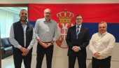 РАДНО У МАРОКУ: Делегација Српског школског спорта на састанку са амбасадором