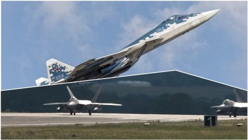 СУ-57 НАДМАШУЈЕ Ф-22: У овим ратним сценаријима руски невидљиви ловац је јединствен у свету (ВИДЕО) СУ-57 НАДМАШУЈЕ Ф-22: У овим ратним сценаријима руски невидљиви ловац је јединствен у свету (ВИДЕО)