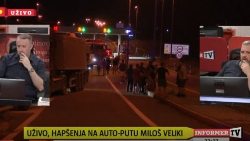 PROPAO POKUŠAJ BLOKADE AUTO-PUTA: Policija legitimiše i privodi zgubidane blokadere, proradio saobraćaj